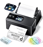 Phomemo Thermal Label Printer Upgraded with Touchable Screen, Shipping Label Printer for Small Bu...