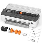 OidoZac Laminator Machine, 11 in 1 Laminating Never Jam Technology with 36 Laminating Sheets, 9 I...