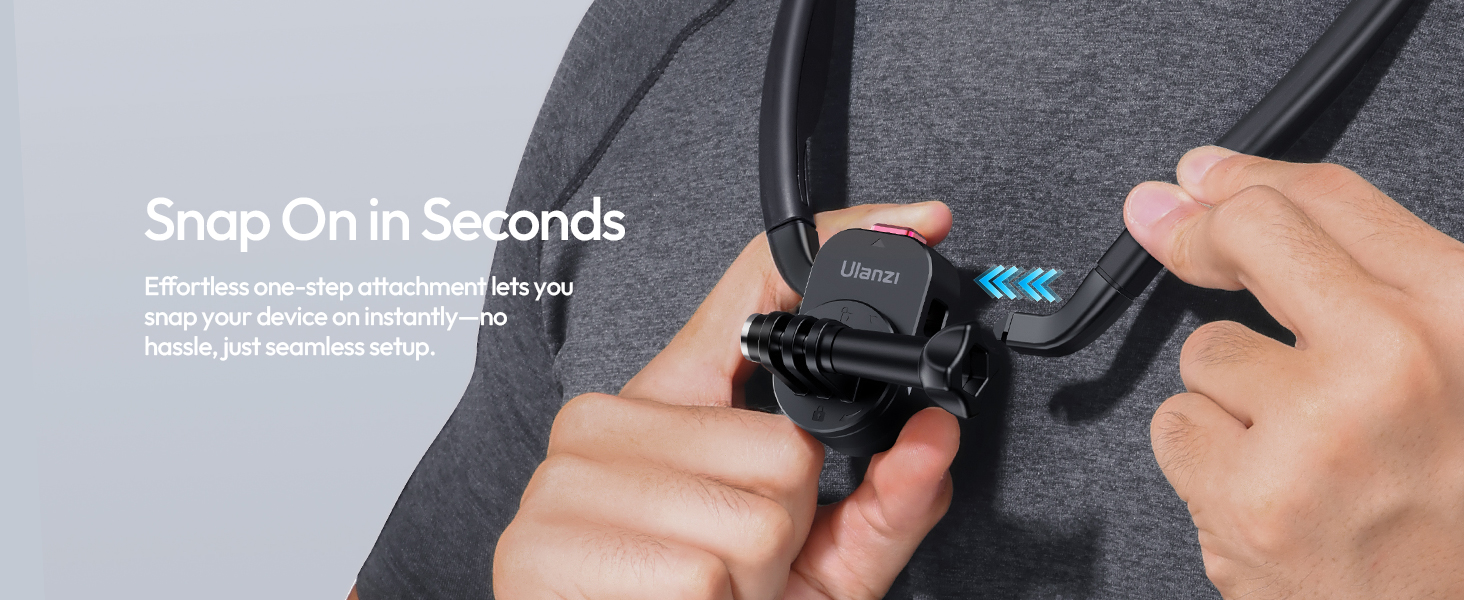 neck mount phone holder