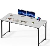 OLIXIS 63 Inch Computer Office Desk for Small Spaces, Writing Gaming Work Desk Modern Study Table...