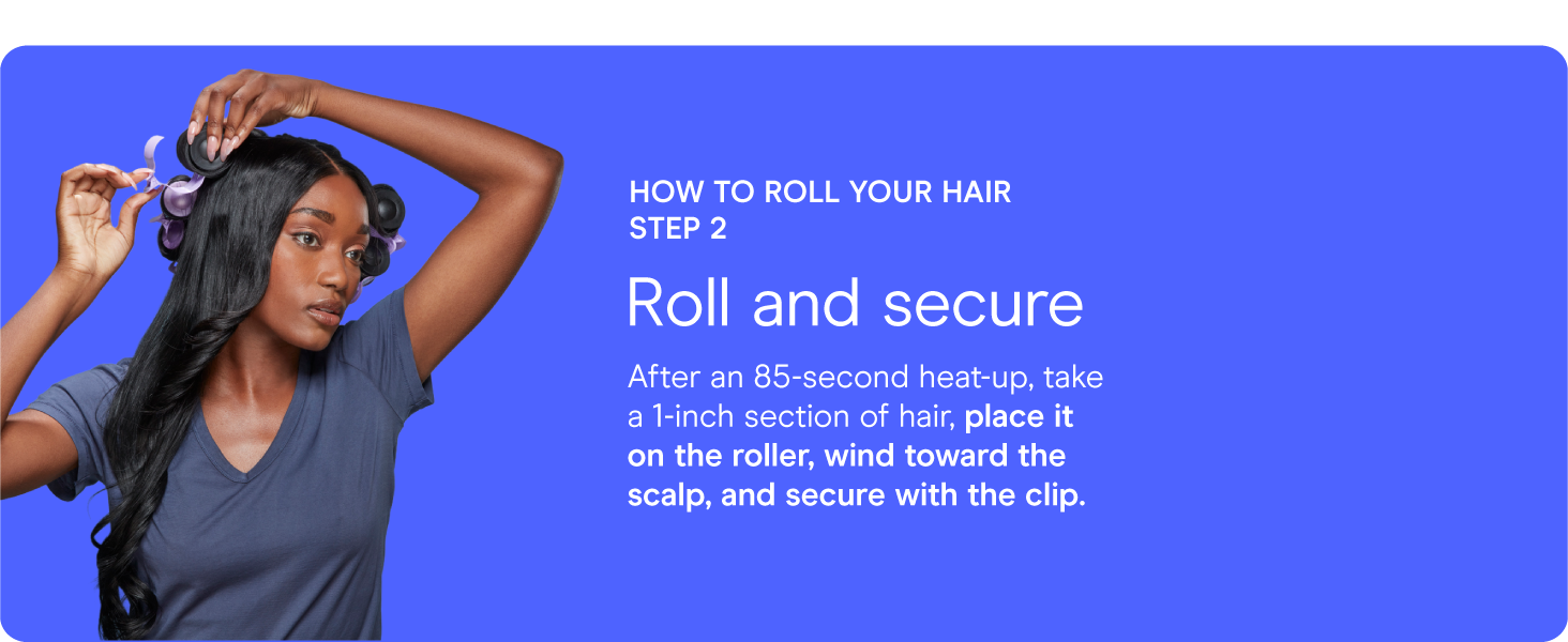 Conair hot rollers heated long medium hair electric jumbo curlers women’s large 12 clips ceramic