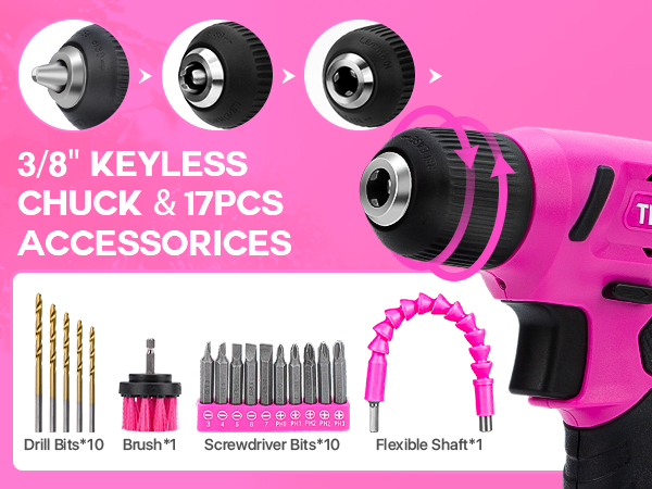 pink tool set for women