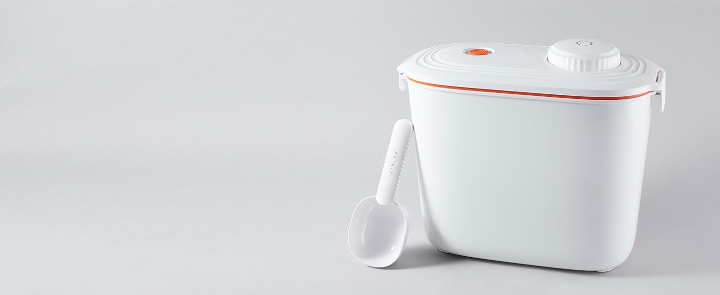 petkit cat dog food storage container vacuum sealed