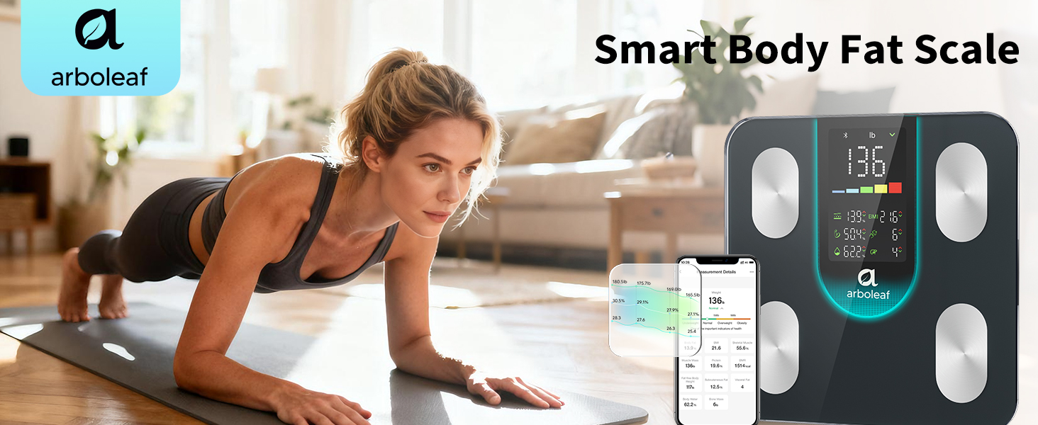 arboleaf scale for body weight with BIA