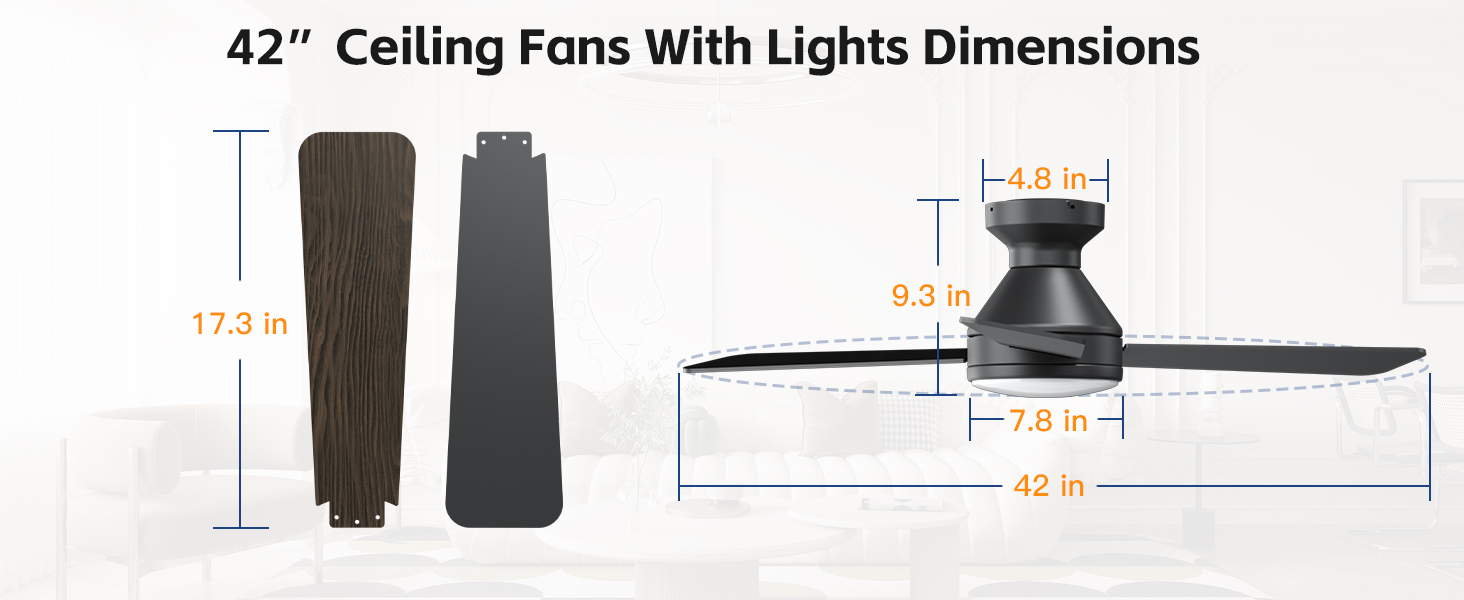 ceiling fans with lights and remote