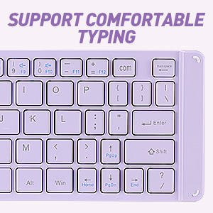 Foldable Mini Rechargeable Bluetooth Keyboard and Mouse Combo,