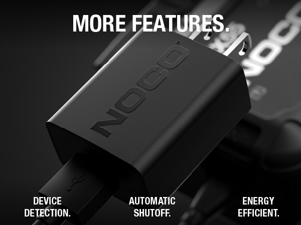 NOCO NUSB211NA 10W USB Wall Charger 10-watt USB single port, 2.1-Amp 10-watt USB