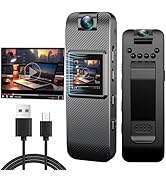 FUXGZ Mini Body Camera HD 1080P Wearable Video Recorder, Small Security Camera with Night Vision ...