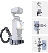 Xixan Pocket 3 Magnetic Mount Stand, Aluminium Alloy Expansion Cage Camera Holder with Cold Shoe ...