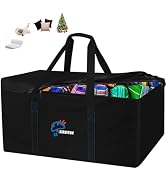 SIRUITON 69”L x 29.5”W x 21.6”H Outdoor Cushion Storage Bag,Patio Furniture Cushion Storage Bag,H...