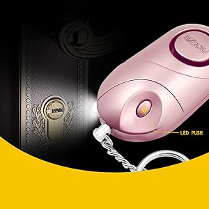 Personal Alarm Women Kids and Elders Self Defense Security Key Chain