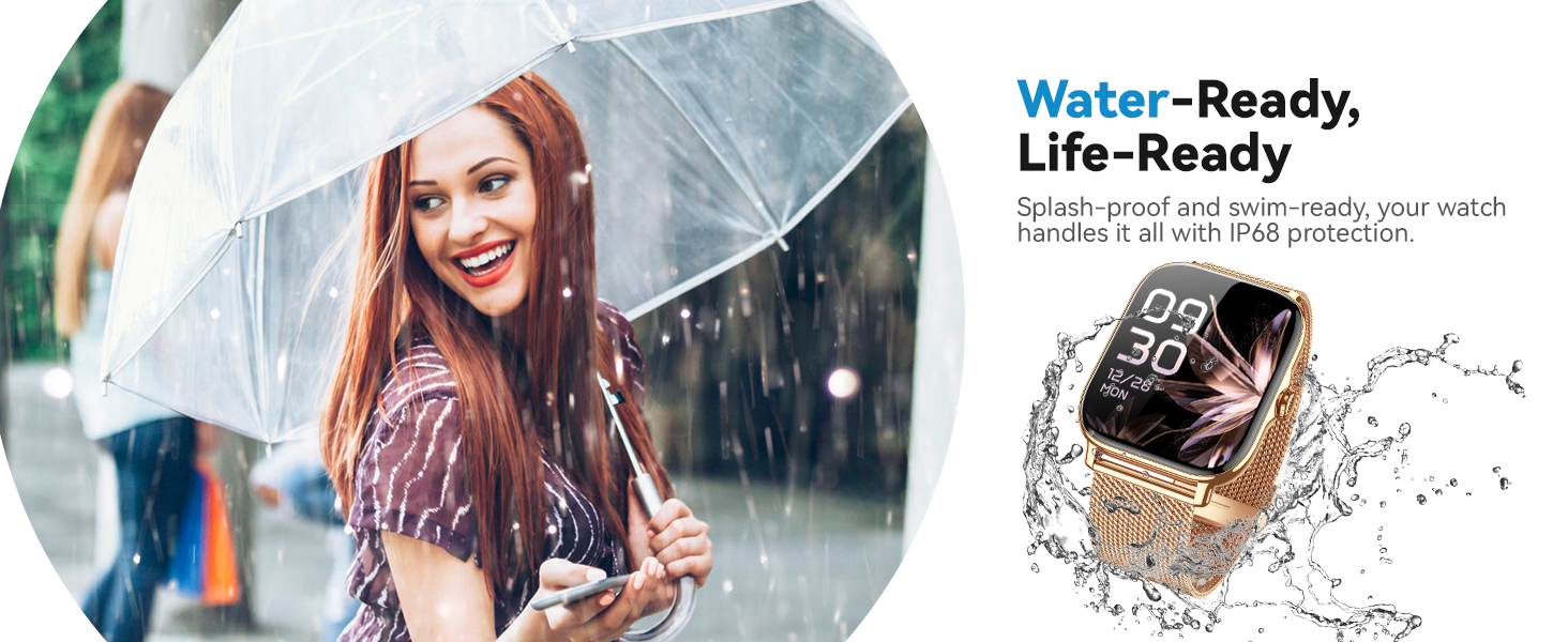 IP68 waterproof, you can use in daily life with no hassle