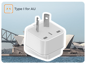 type I australia power plug adapter