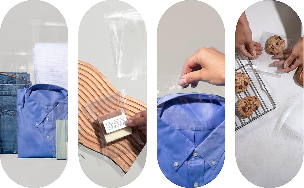 Use Spartan Industrial crystal clear cello bags for all of your organizing and packaging needs