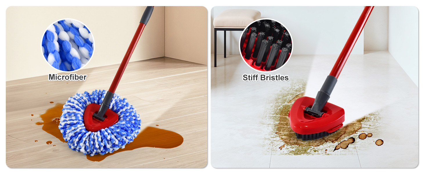 cedar mop stick
