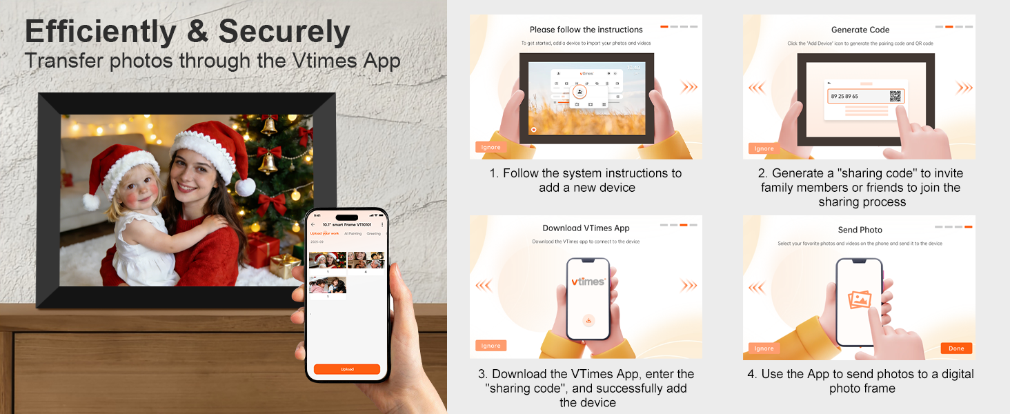electronic picture frame slideshow
