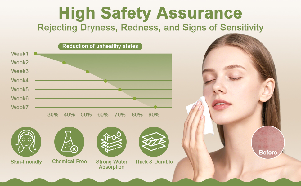 disposable face towel
