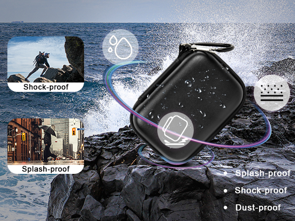 Carrying Case Compatible with Crucial X10/ X9 Pro 4TB/ 2TB/ 1TB Portable SSD