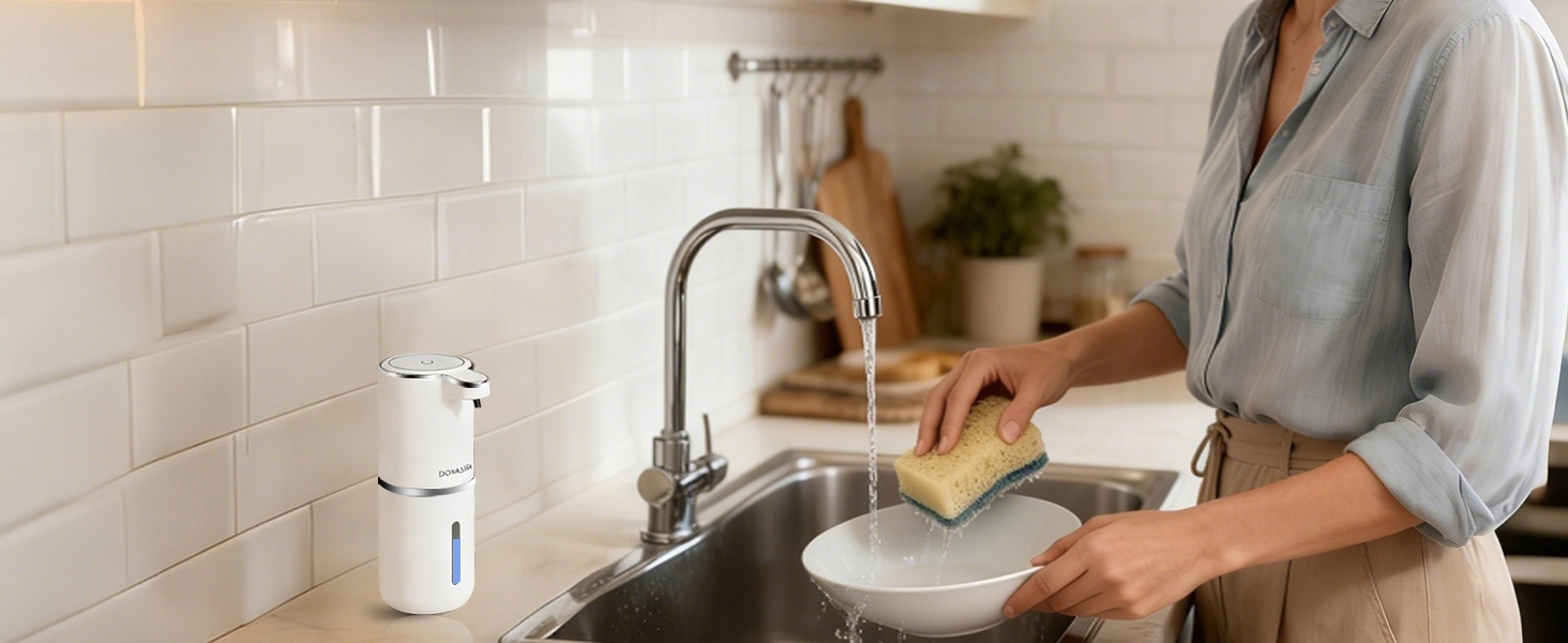 Automatic soap dispenser for kitchen