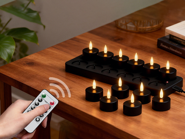 rechargeable tea lights