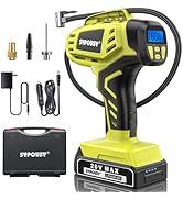 Tire Inflator Portable Air Compressor,Digital Cordless Tire Inflator,2X Faster Car Tire Pump with...