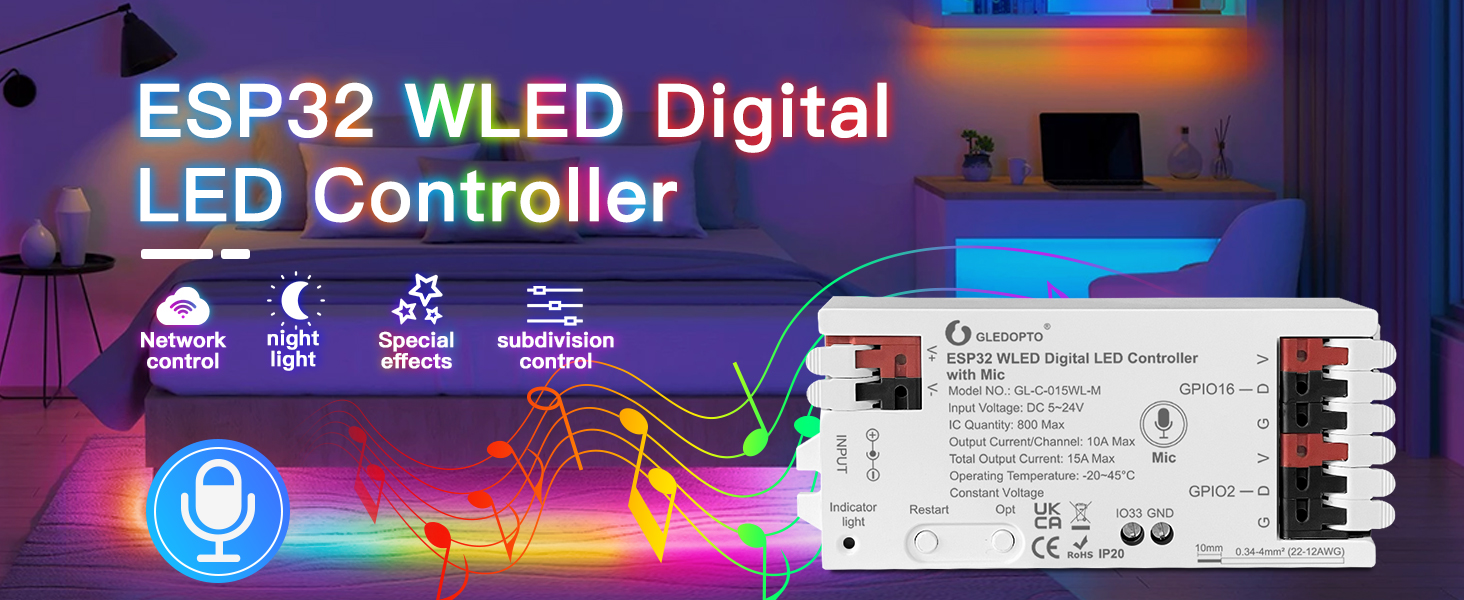 wled mic esp32