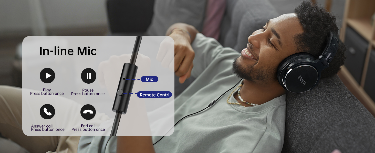 Wired Over Ear Headphones