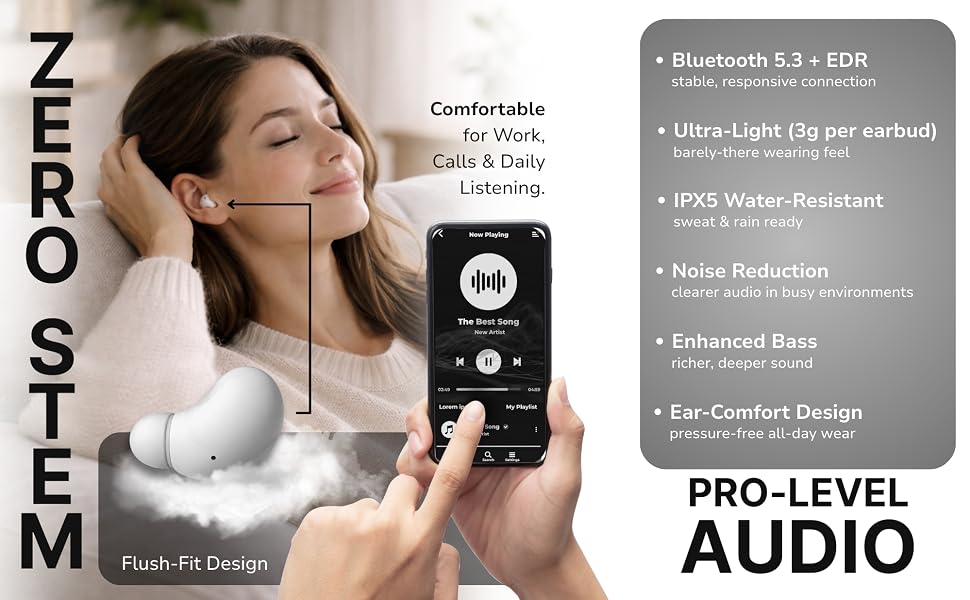invisible wireless headphones