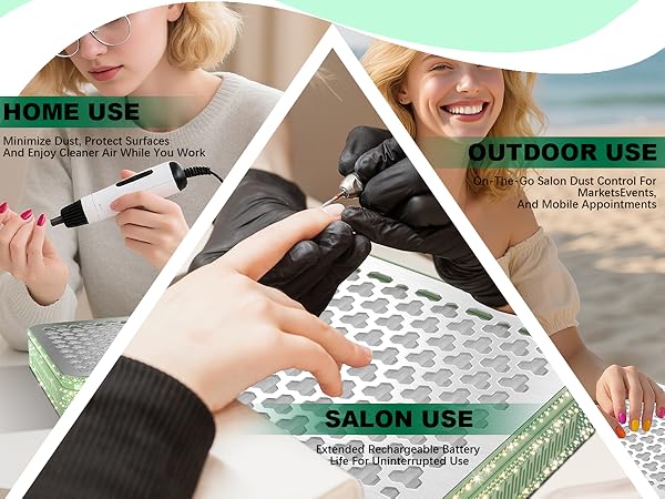 aspiradora de polvo para uñas