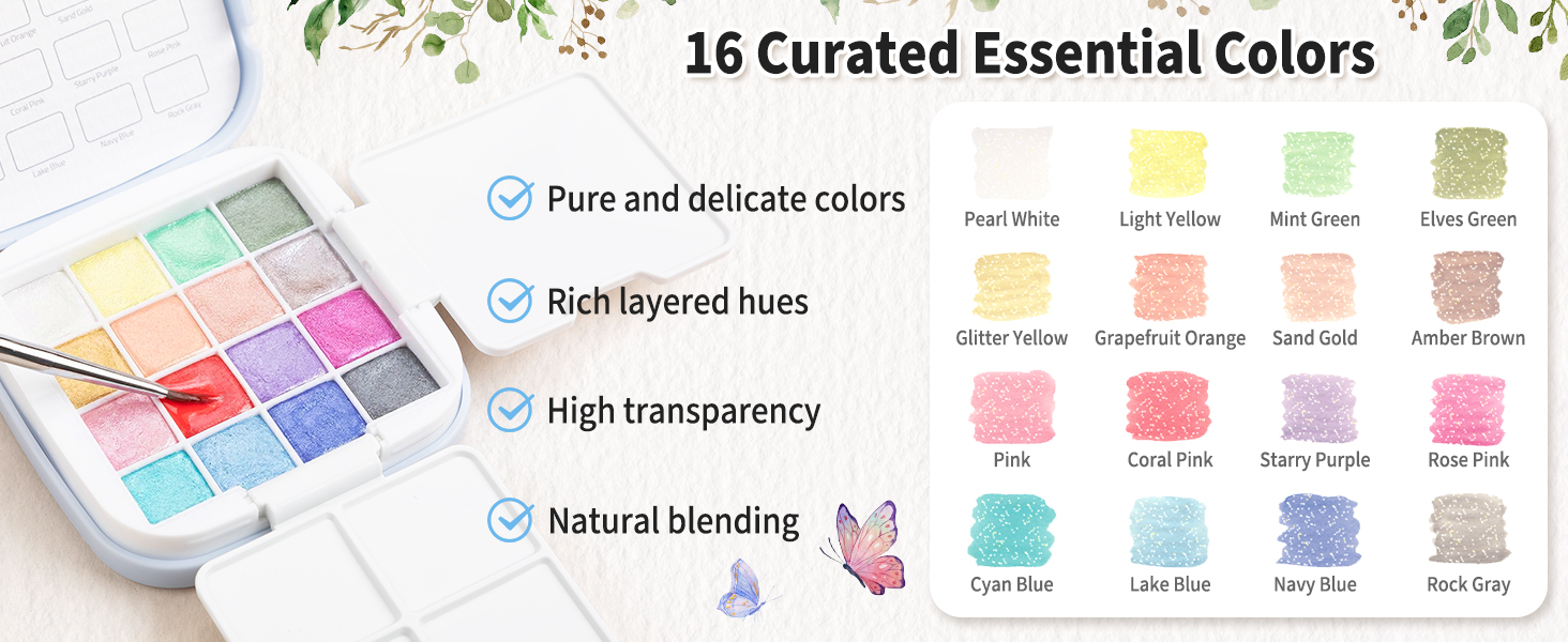 Watercolor Paint Set