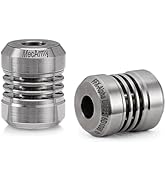 MecArmy FFX Paracord Lanyard Bead, Titanium Decorative Bead for Knives, Keychains, Bracelets, Nec...