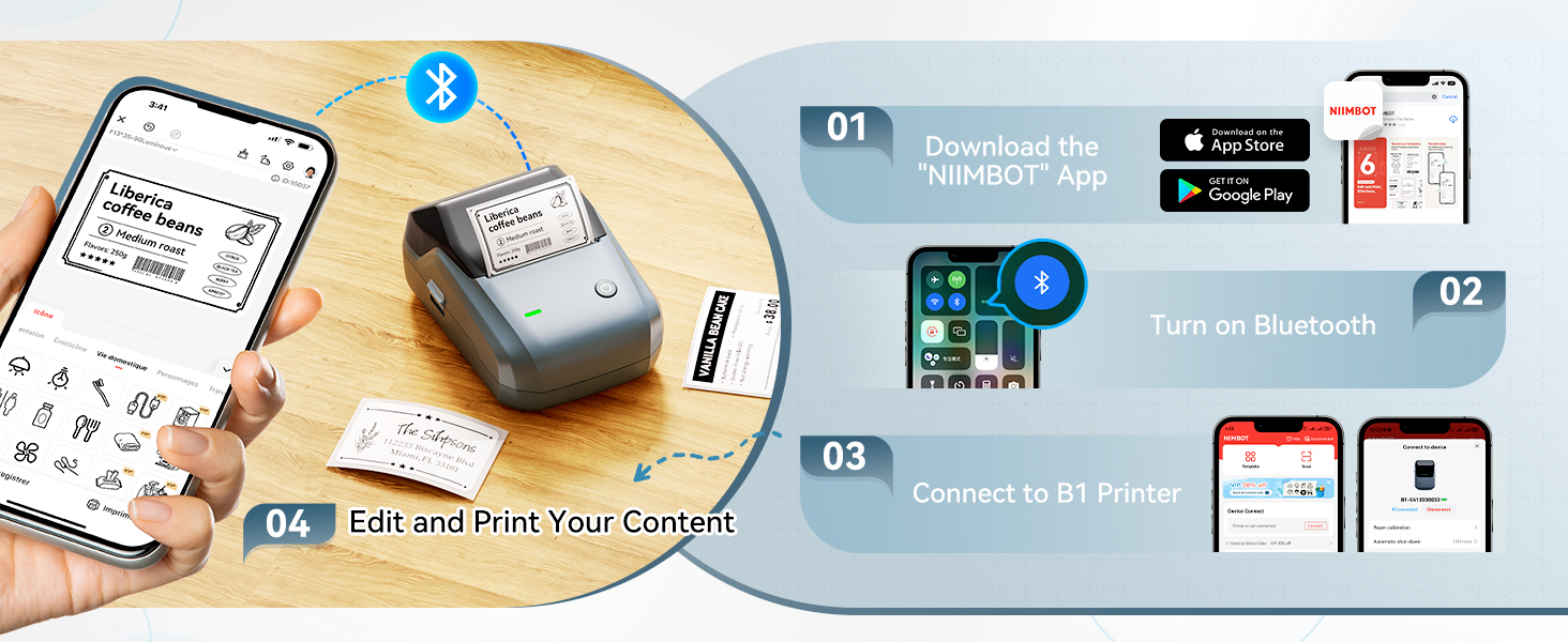niimbot b1 label maker