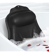 Goowin Bath Pillows for Tub, New Generation Skin-Friendly Silicone Bath Pillow, Luxury Bathtub Pi...