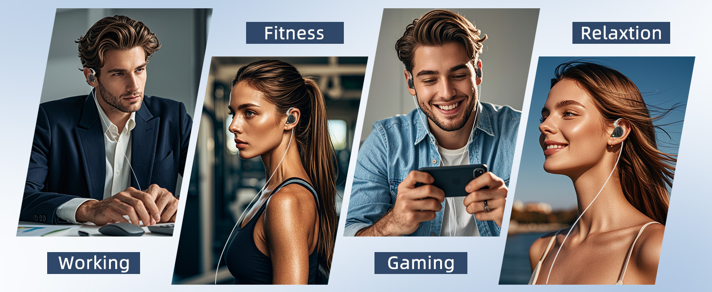 kz zs12 pro x gaming wired headphones