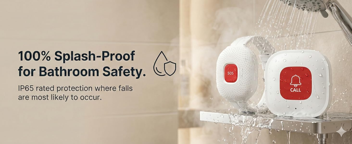 PILSAMAS wireless caregiver pager system for elderly safety.