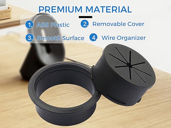 grommet desk cord cover white tv wall cable pass through kit.