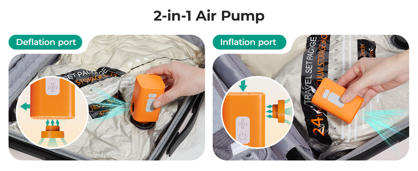 Pump for Vacuum Storage Bags