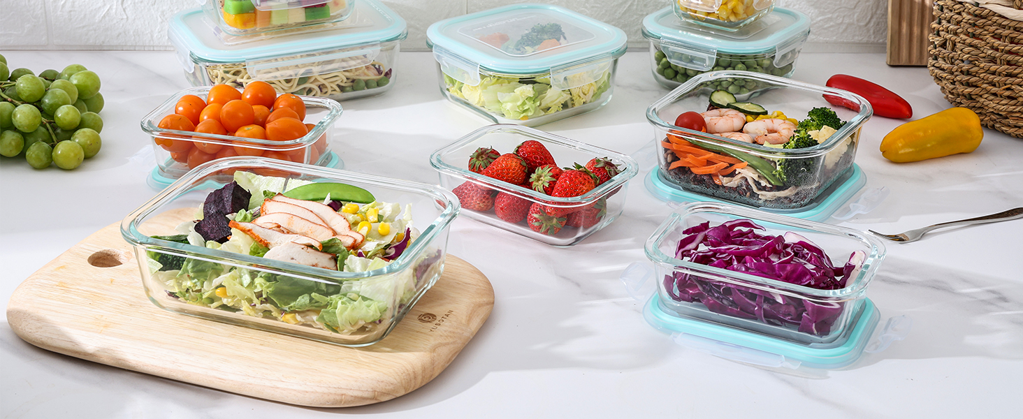 glass food containers