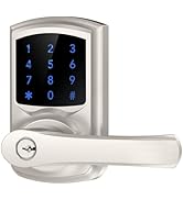 HIDALIFE Keyless Entry Door Lock, Keypad Door Lock with Handle, Electronic Door Lock, Touchscreen...