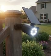 solar security light fake camera