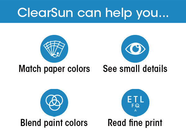 ClearSun LED Can Help You Match Paper Colors See Small Details Blend Paint Colors Read Fine Print