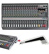 5 Core Audio Mixer 16 Channel DJ Mixing Board Professional Bluetooth USB Analog Mezclador De Audi...