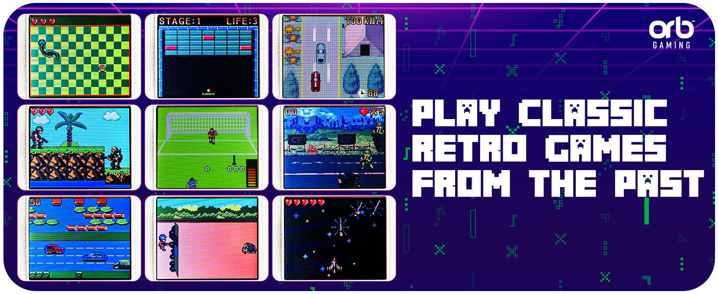 Mini Handheld Retro Arcade Console