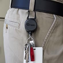 retractable keychain; retractable tether; heavy duty retractable keychain; key retractor; keychain