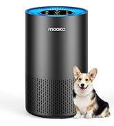 Air Purifiers for Home Large Room Pets Up to 1300 Sq Ft, MOOKA H13 True HEPA Air Purifier Cleaner...