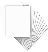 White Cardstock 8.5 x 11,White Card Stock,Cardstock Paper,Copy Paper for Printer,40 Sheets Card S...