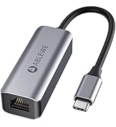 USB C to Ethernet Adapter, ABLEWE Type-C to RJ45 Gigabit Ethernet Adapter, Thunderbolt 3 to RJ45 ...