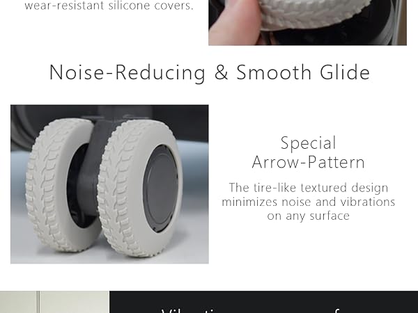 Upgrade Luggage Wheel Covers Suitcases Wear Resistant Anti Noise Silicone Protective Spinner Wheel