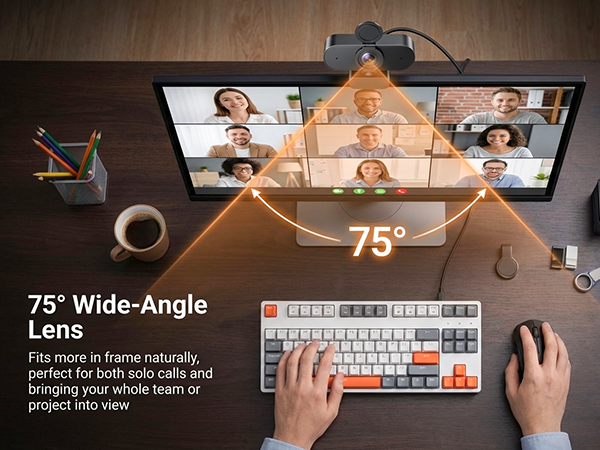 75° wide