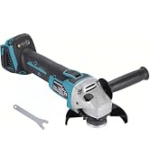 Brushless Angle Grinder Compatible with Makita 18V Battery,4-1/2-Inch High-Power Angle Grinder fo...